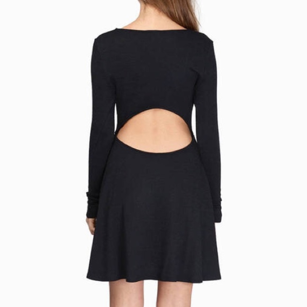 Long Sleeve Knit Skater Dress